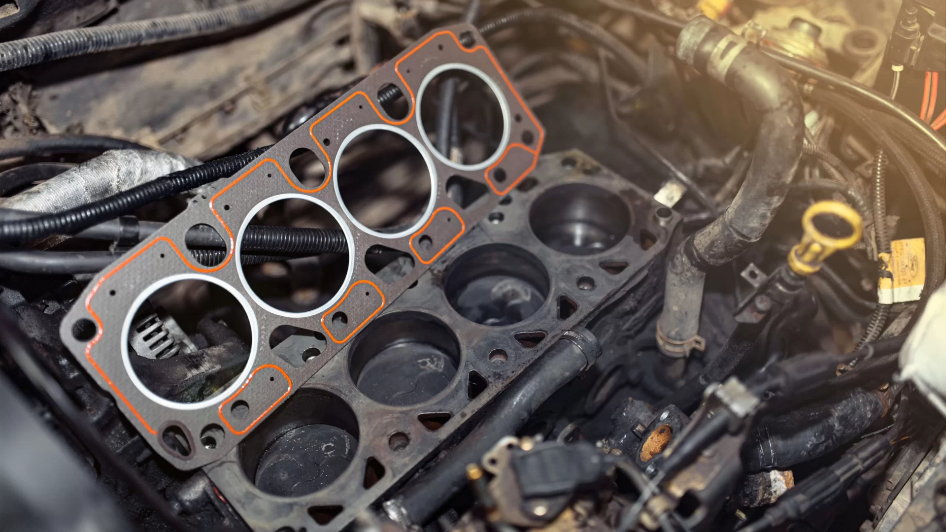 إصلاح حشية رأس محرك السيارة 2