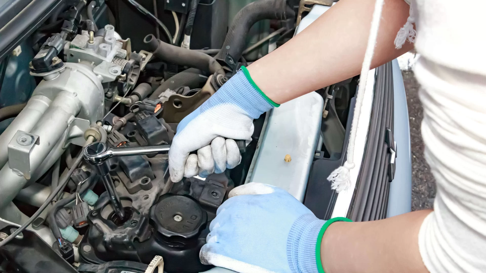 замена свечей зажигания 5