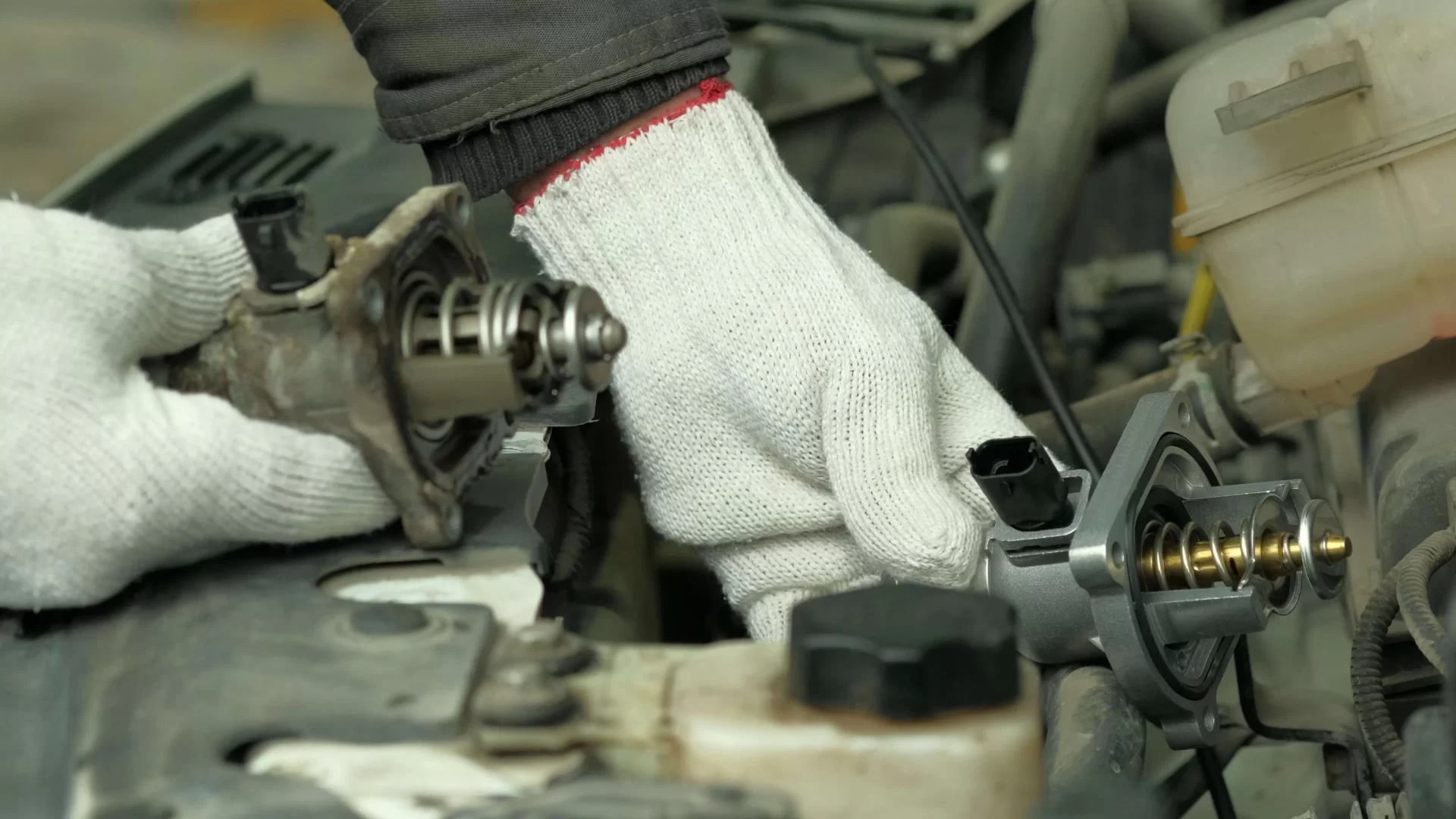 تغيير ترموستات السيارة