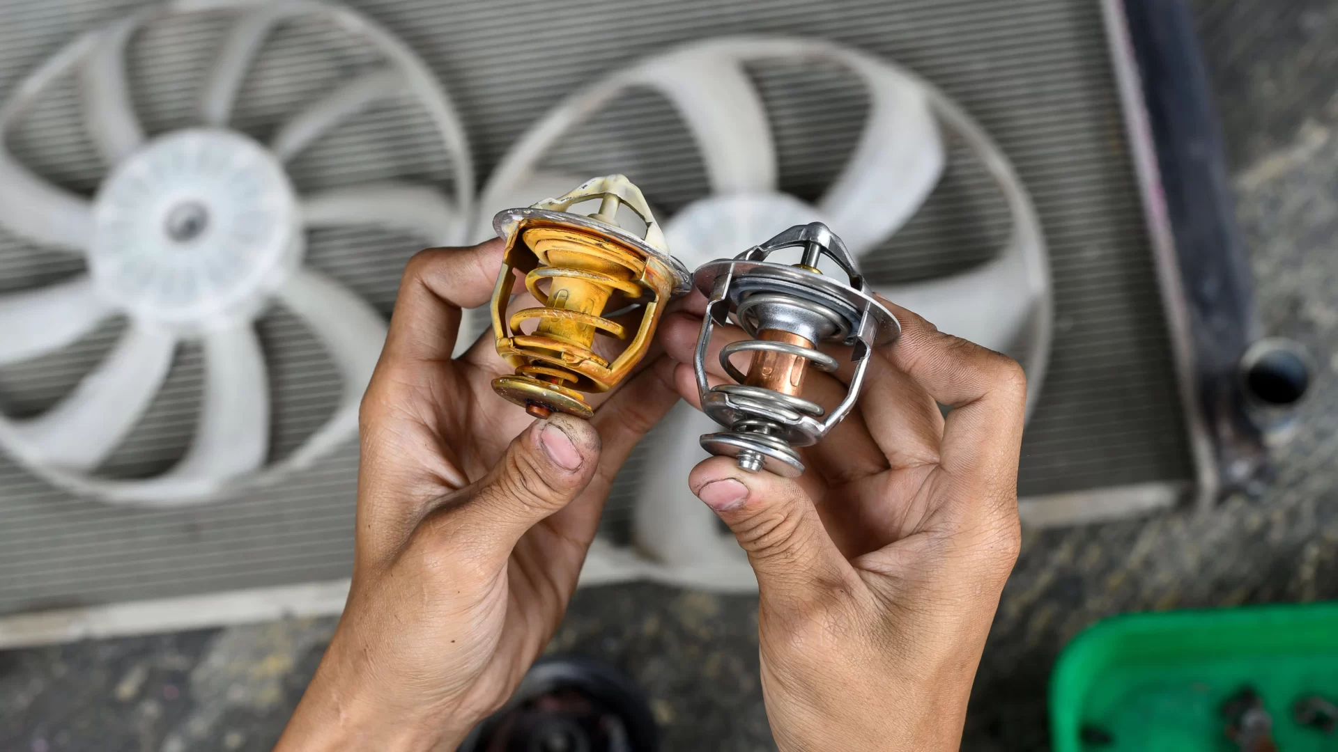 замена автомобильного термостата 3