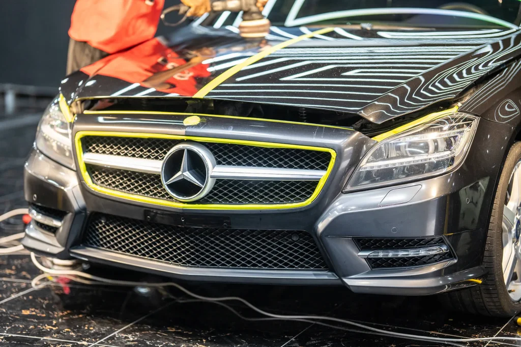 полировка автомобилей mercedes