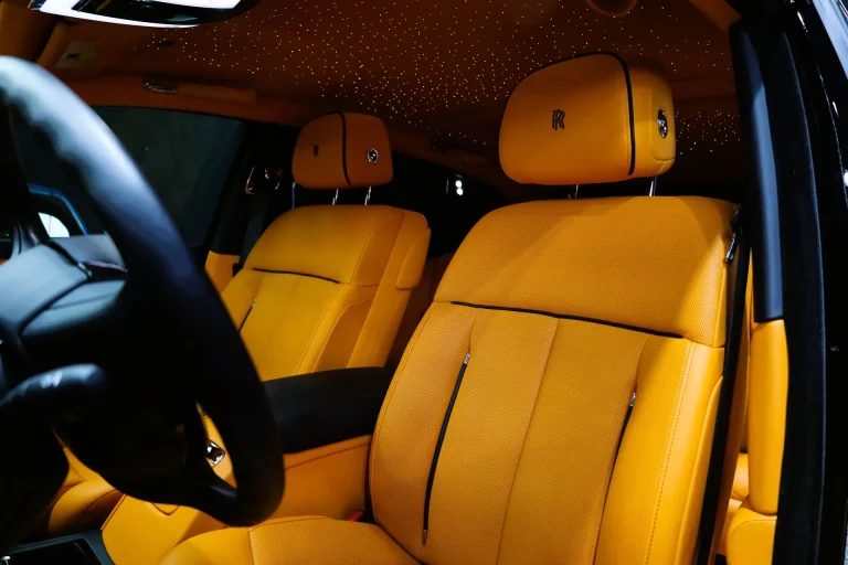 rolls royce fantom interior car cleaning after