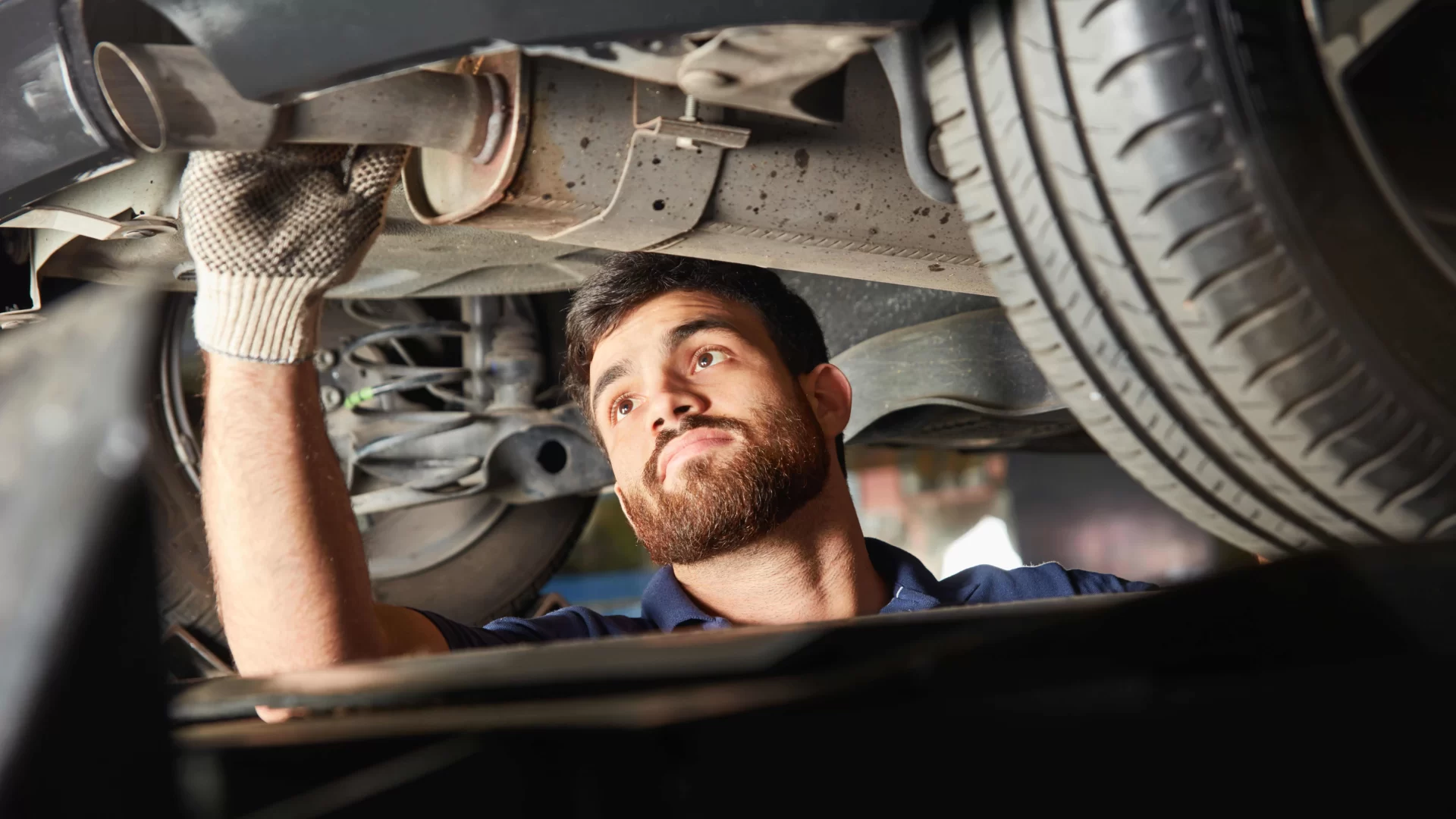 установка выхлопной системы 2