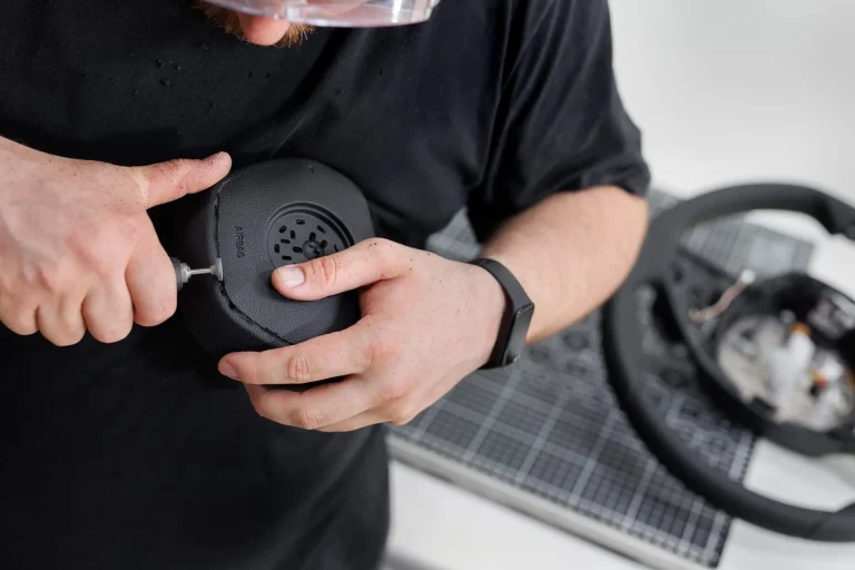 ремонт кожаного руля автомобиля 3