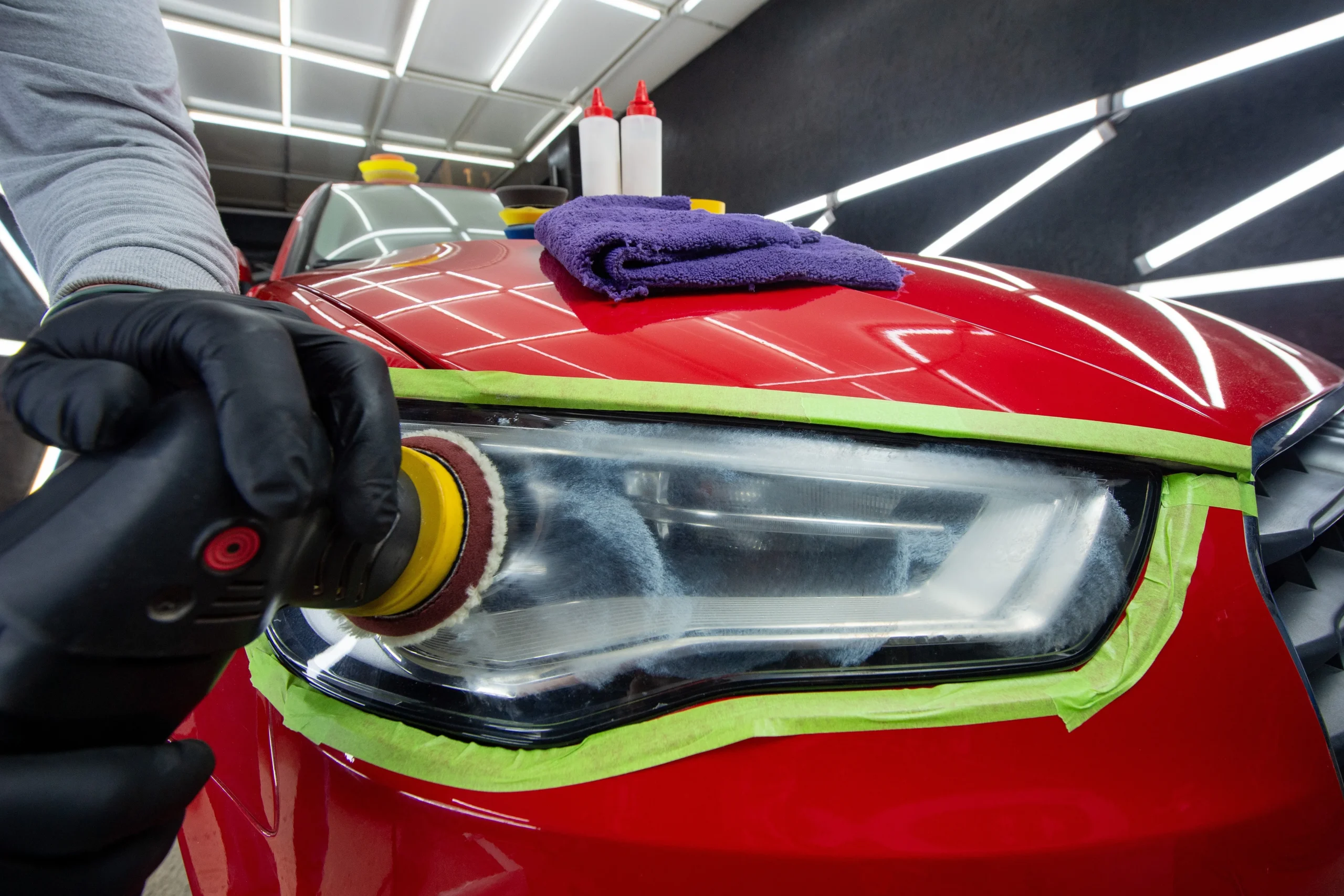 car headlight restoration