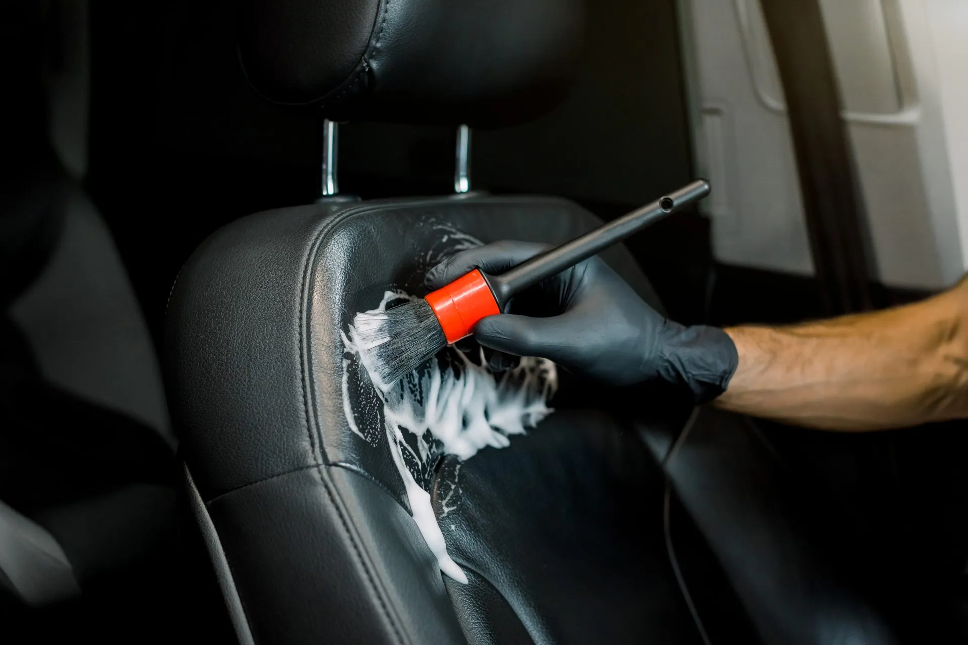 leather car seat scratch repair 2