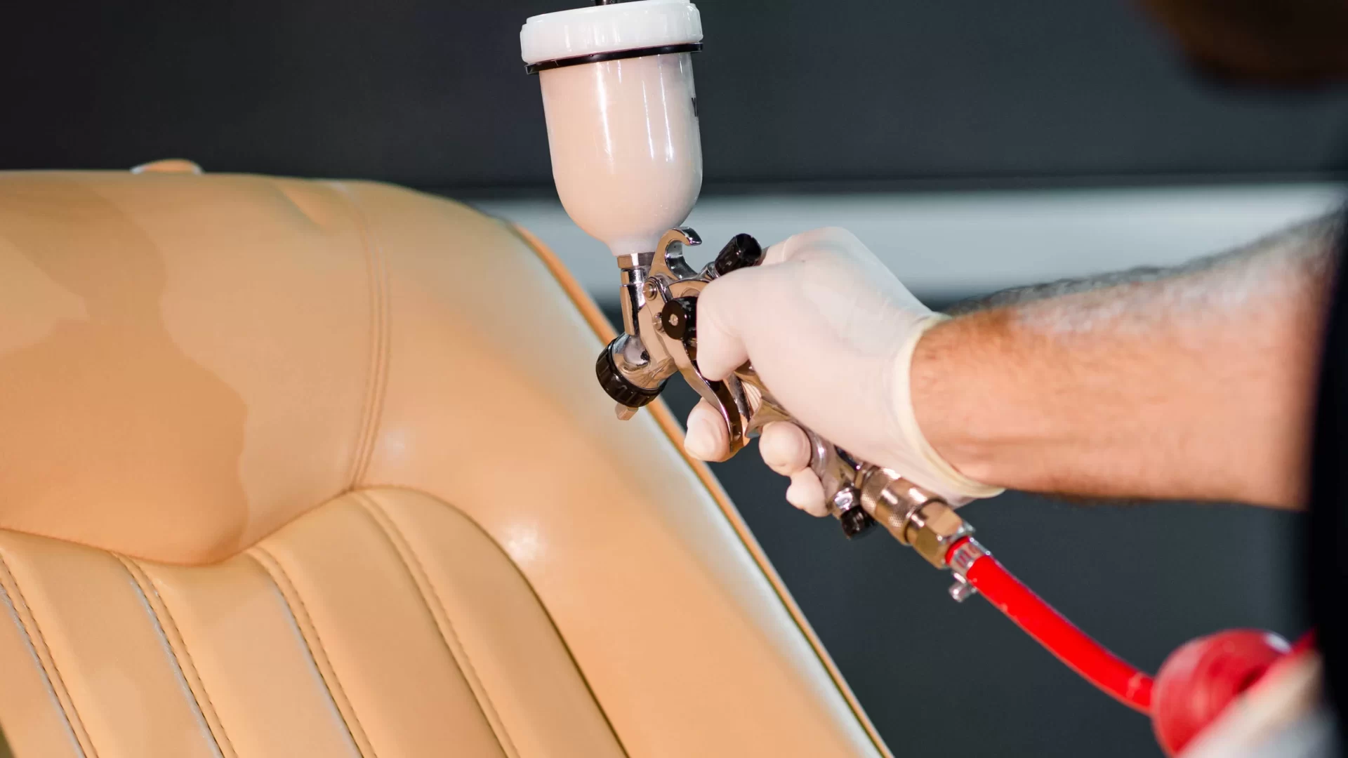 leather car seat scratch repair 3