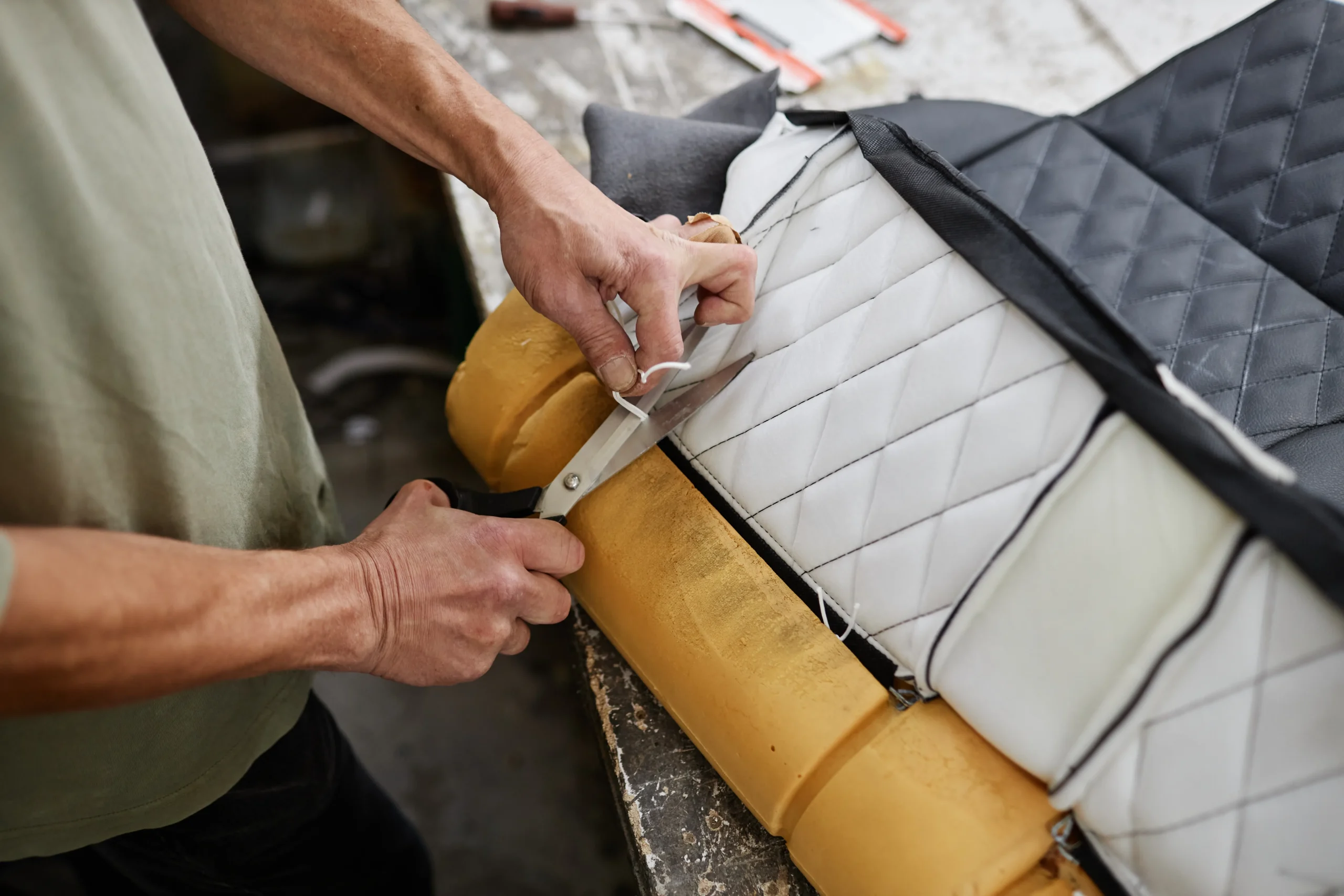 car seat upholstery