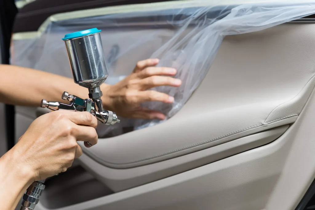 car door leather repair 7