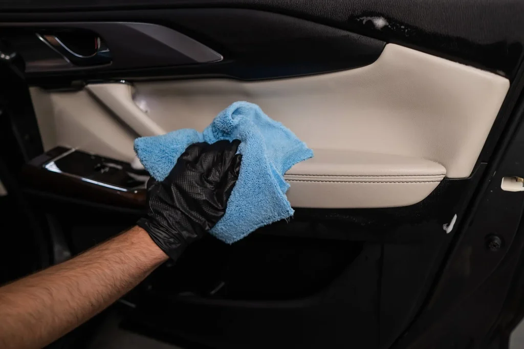 car door leather repair 8