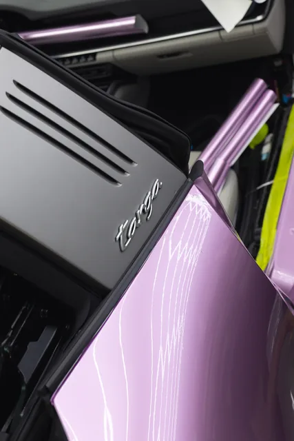 Porsche 911 – Paint protection film, Pink – 3