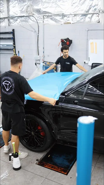 Porsche Cayenne – Car wrapping, Blue