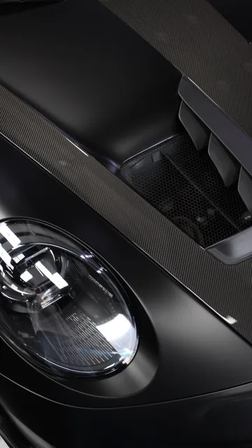 Porsche 911 – Car wrapping, Black