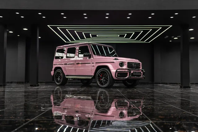Mercedes G-Class – Car wrapping, Pink – 2
