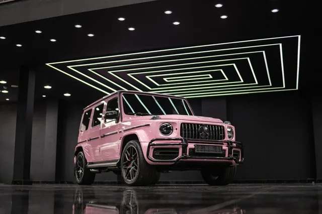 Mercedes G-Class – Car wrapping, Pink – 3