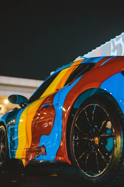 Porsche Cayman – Car wrapping, mix – 4
