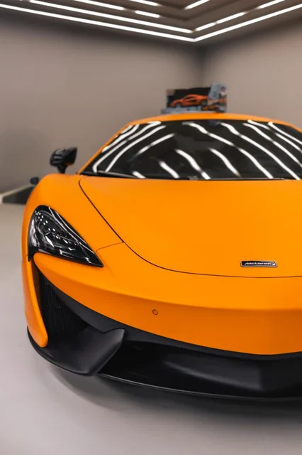 McLaren 600LT – Car wrapping, Orange – 10