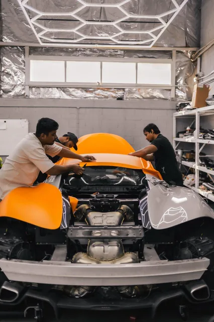 McLaren 600LT – Car wrapping, Orange – 5