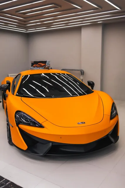 McLaren 600LT – Car wrapping, Orange – 9