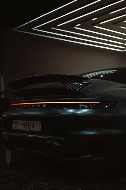 Porsche 911 – Car wrapping, Green – 3