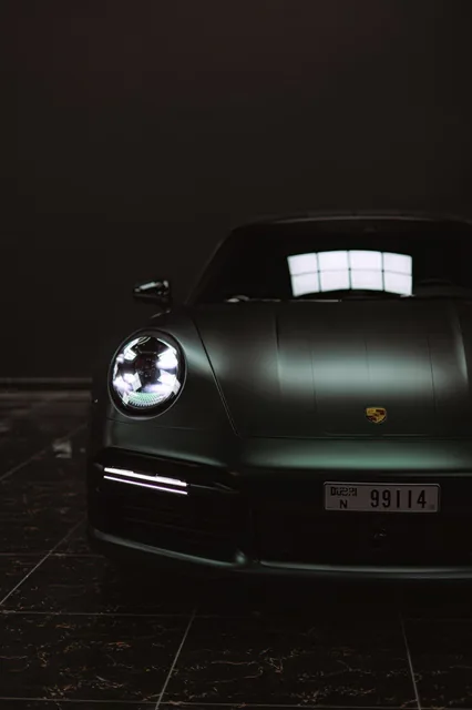 Porsche 911 – Car wrapping, Green