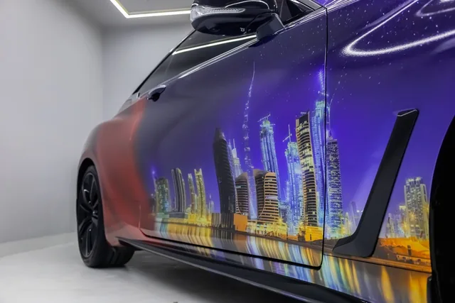 Infiniti Q60 – Car wrapping, art work – 4