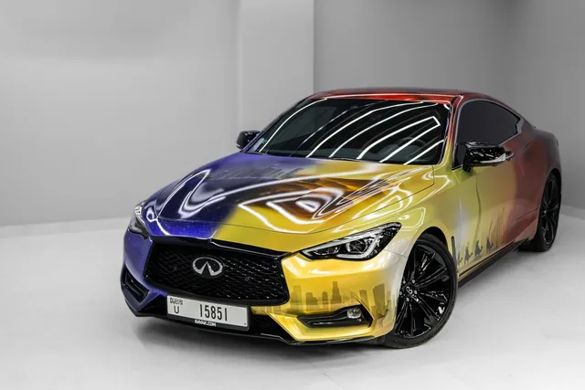 Infiniti Q60 – Car wrapping, art work – 6