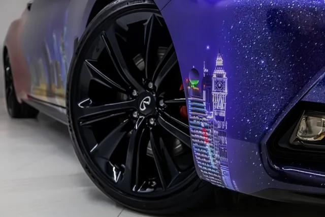 Infiniti Q60 – Car wrapping, art work – 7