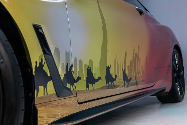 Infiniti Q60 – Car wrapping, art work – 8