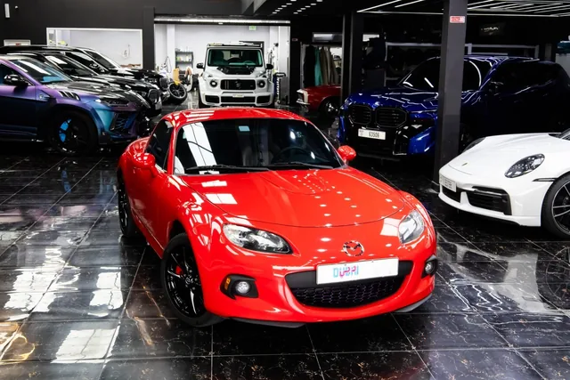 Mazda MX-5 – Car painting, Rim painting, Red – 3