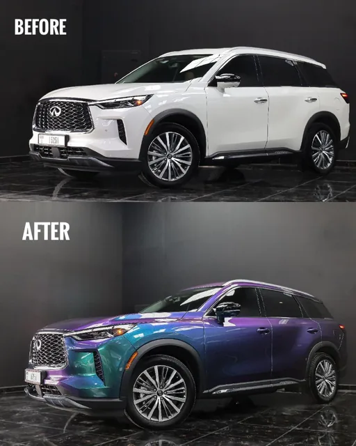 Infiniti QX60 – فيلم حماية الطلاء PPF, chameleon – 3