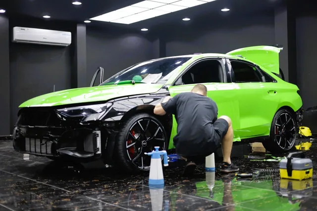 Audi rs3 – فيلم حماية الطلاء PPF, أخضر – 2