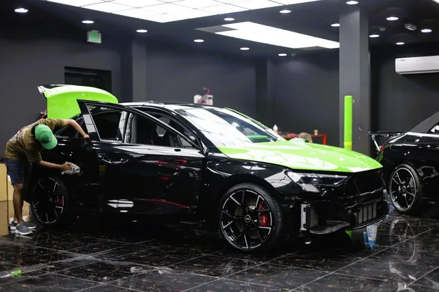 Audi rs3 – فيلم حماية الطلاء PPF, أخضر – 4