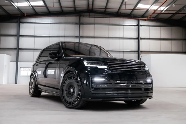 Land Rover range rover sv – تركيب بودي كيت – 7