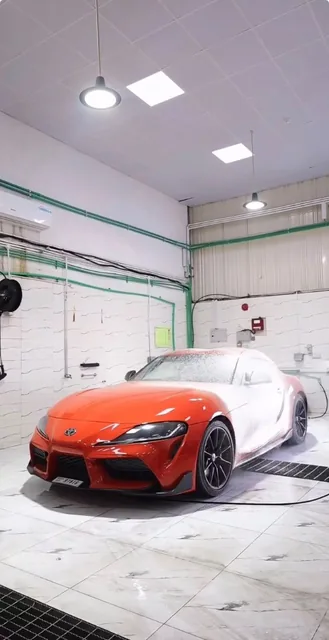 Toyota Supra – غسيل يدوي – 1