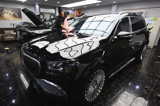 Mercedes GLS – تلميع السيارة – 2