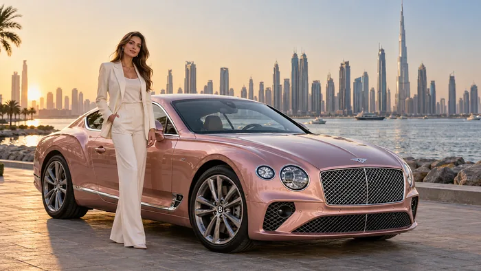 Bentley Continental GT · rose gold