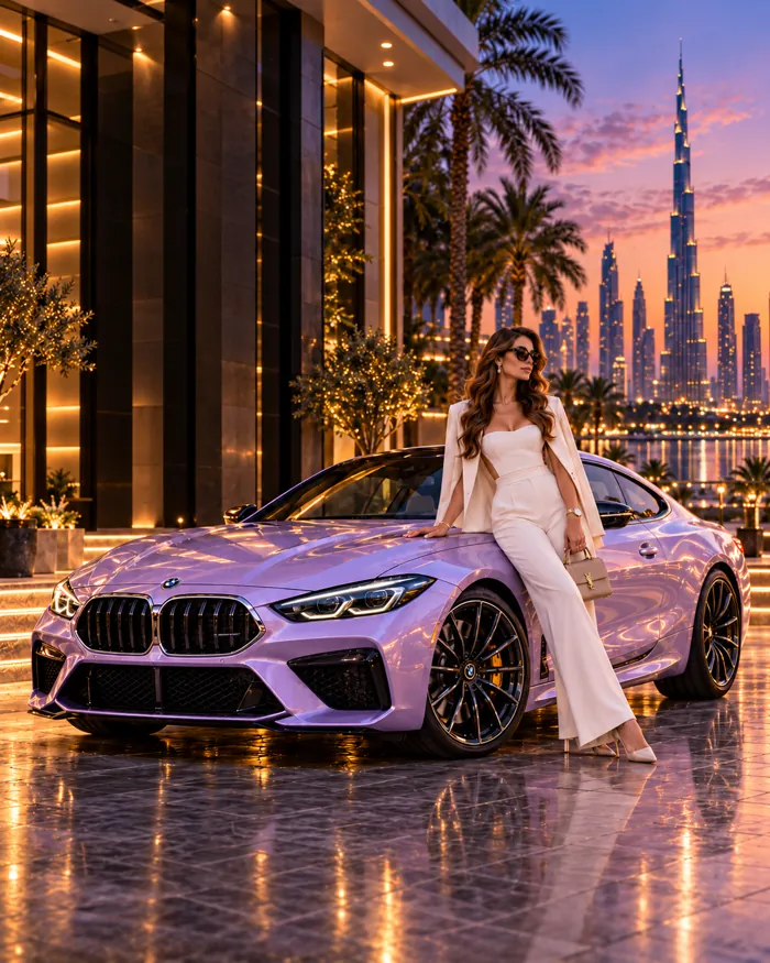 BMW 8 Series · lavender
