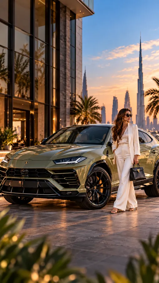 Lamborghini Urus · olive green