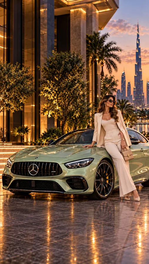 Mercedes-AMG GT · sage green